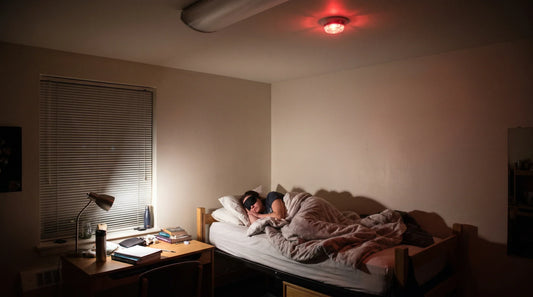sleeping through fire alarms with hearing loss