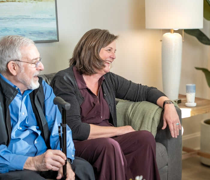 Use an alerting system to help a resident notice: