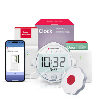 Doorbell Monitoring System with Bluetooth Bridge and Alarm Clock