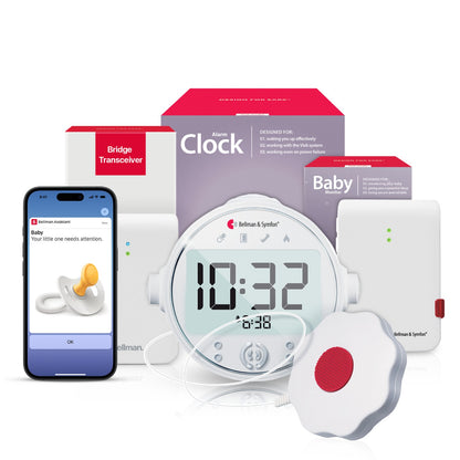 Baby Monitoring System with Bluetooth Bridge and Alarm Clock