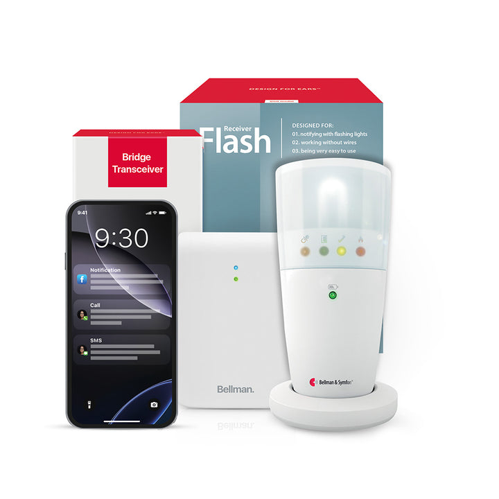 Phone System with Bridge and Flash Receiver