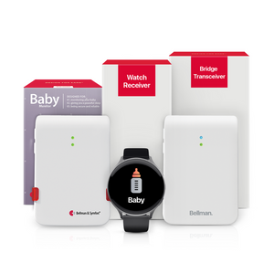 Baby Monitor System with Bridge and Watch Receiver