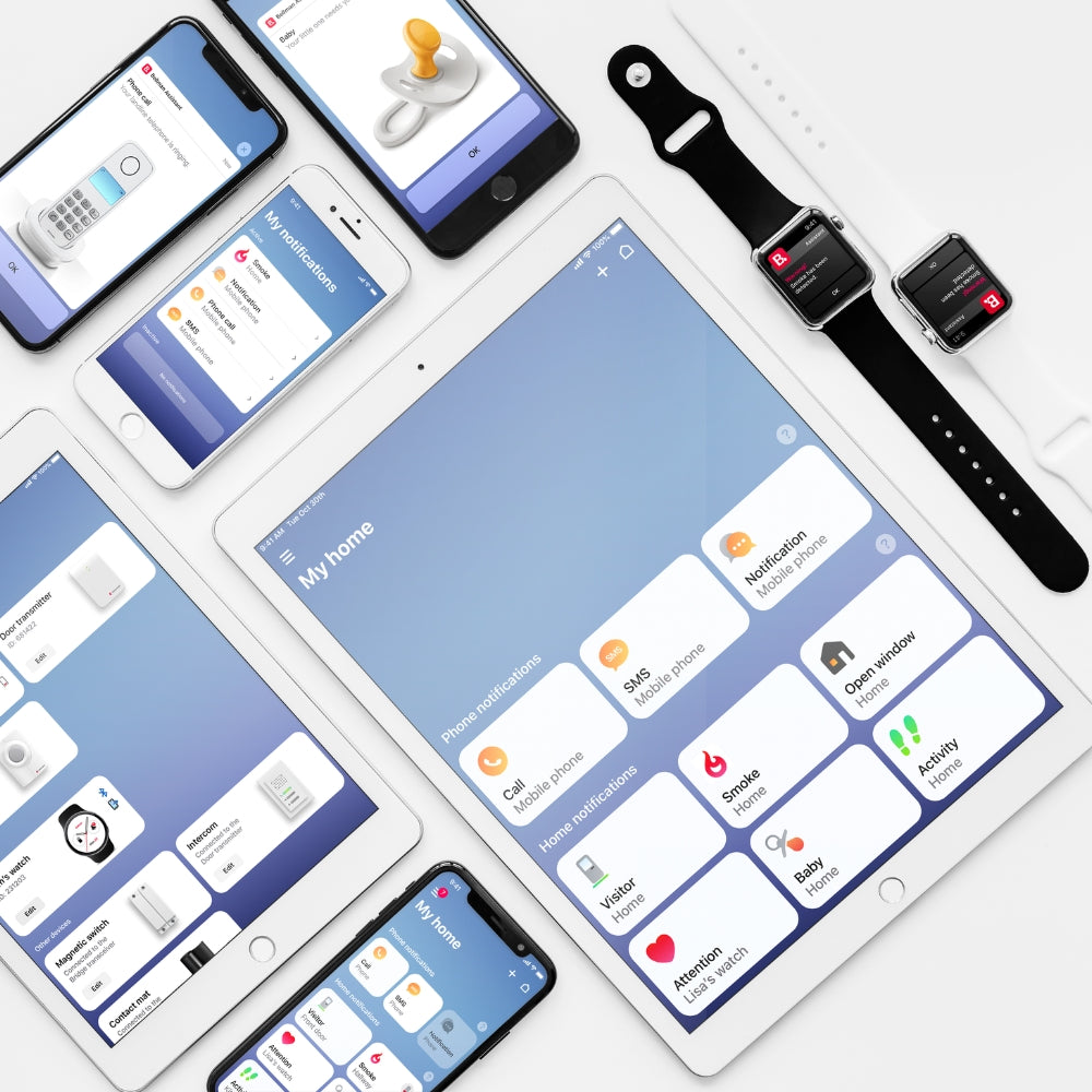 Baby Monitoring System with Bluetooth Bridge and Alarm Clock