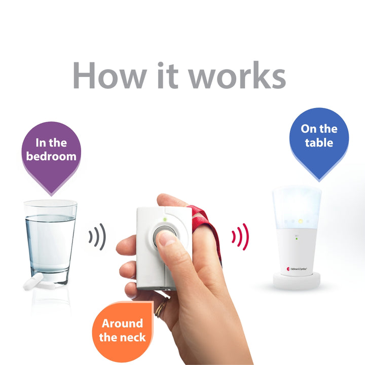 Push Button System with Bridge and Flash Receiver