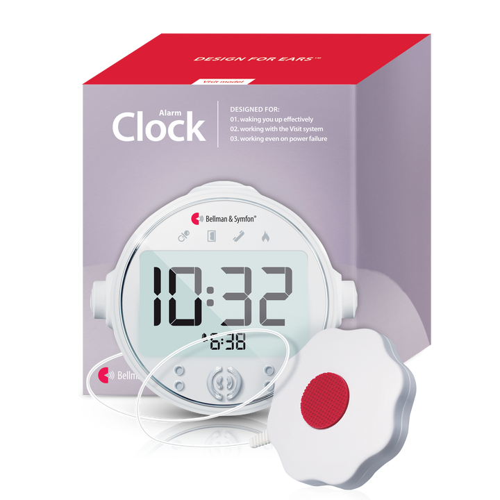 Landline Phone System with Alarm Clock Receiver and Bed Shaker