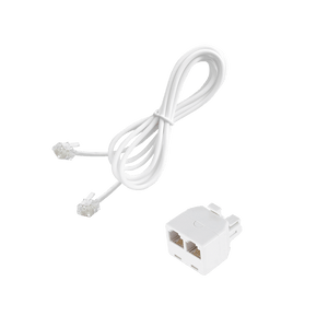 Câble téléphonique avec adaptateur RJ11