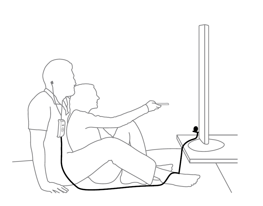 Microphone externe, câble court