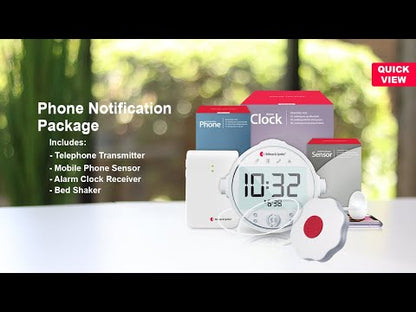Phone System with Alarm Clock and Bed Shaker.