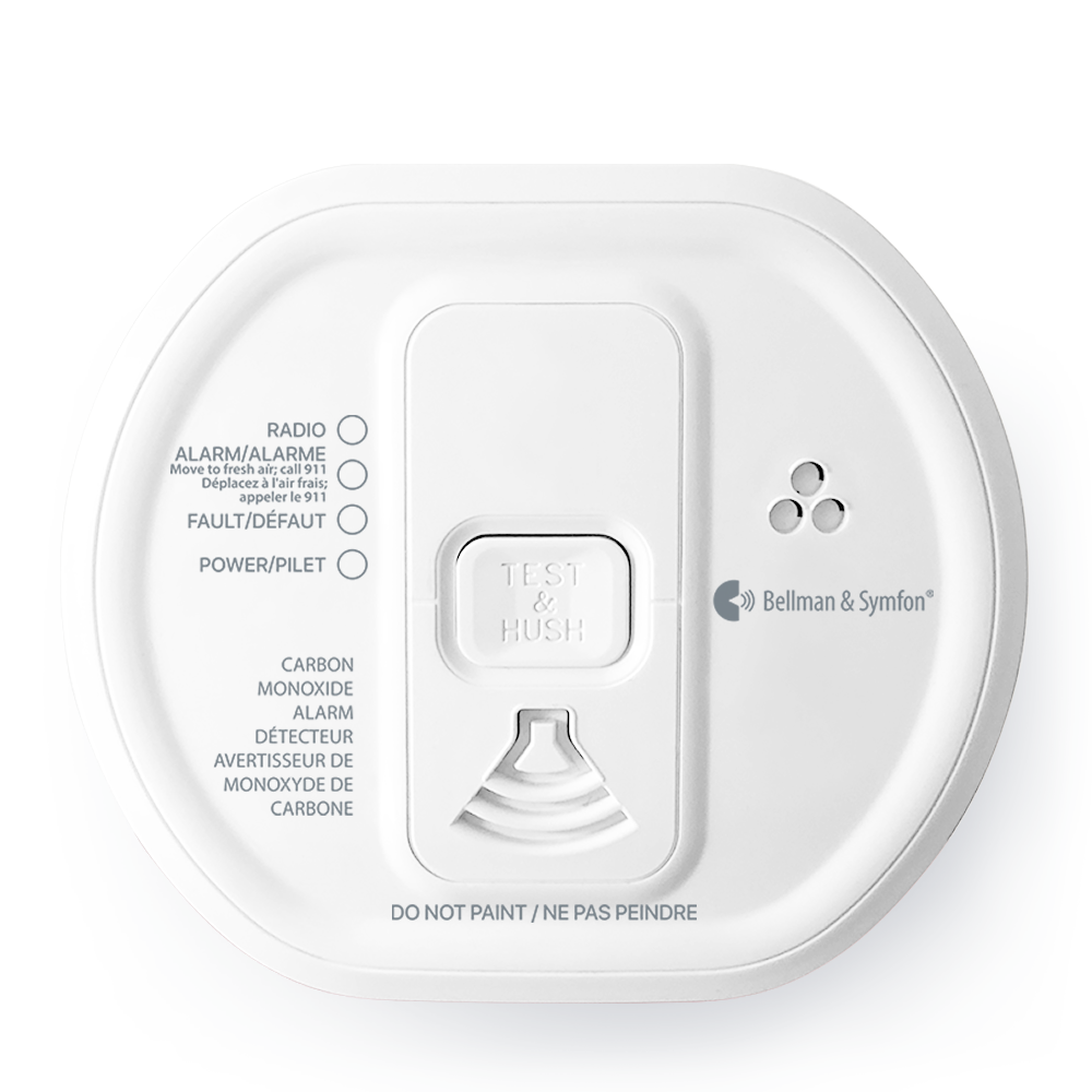 Smoke/Fire and Carbon Monoxide Alarm Notification System with Flash Receiver and Bed Shaker